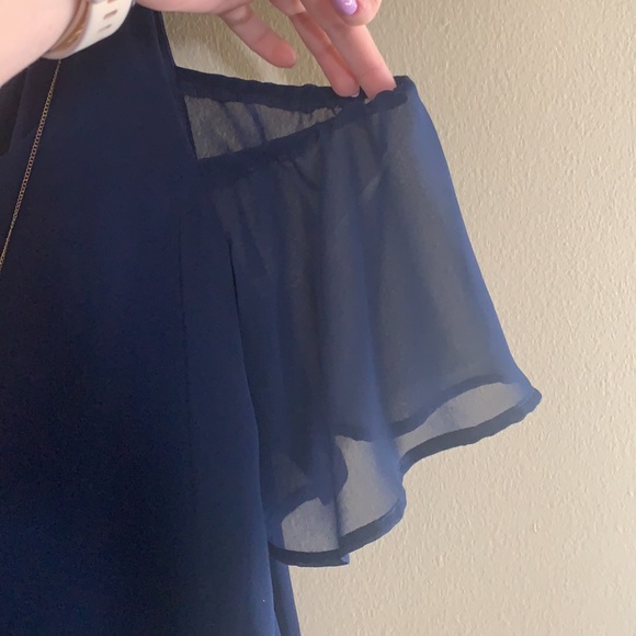 As u Wish Navy Dress with Necklace Size Small - Picture 5 of 5